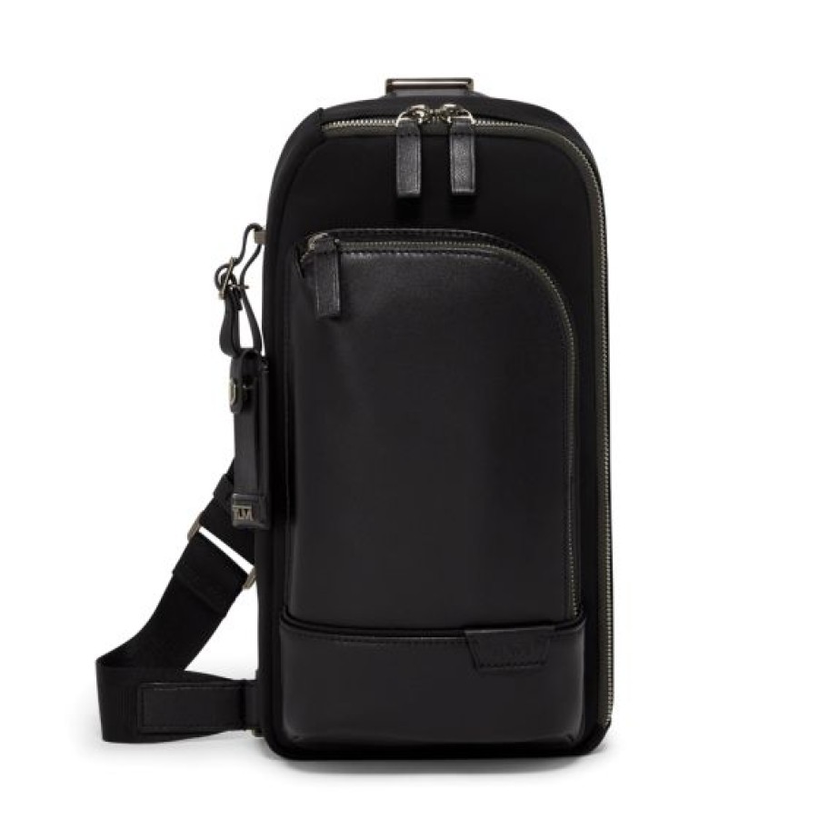 Bags Tumi | Tumi Gregory Sling Harrison Nylon Bag Black/Iron