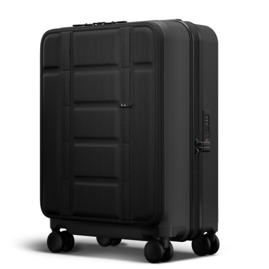 Luggage By Style Db | Db Ramverk Front-Access Cabin Suitcase Black