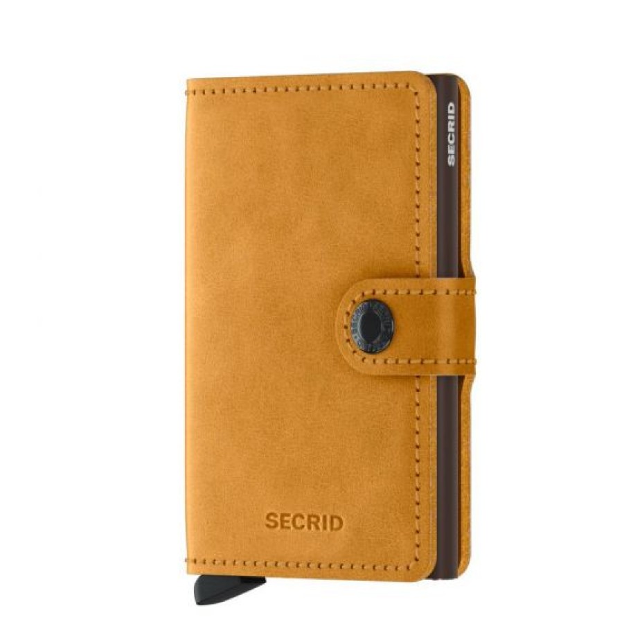 Best Selling Secrid | Secrid Mini Wallet Vintage Ochre Cotton