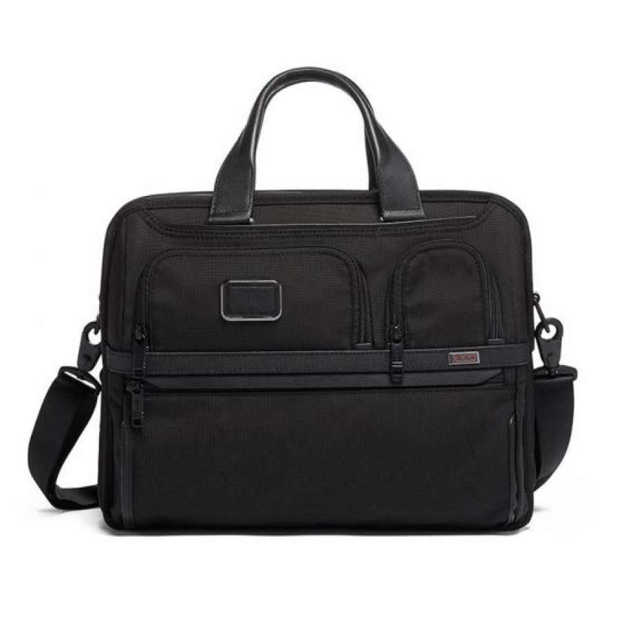 Bags Tumi | Tumi Alpha 3 Organiser Laptop Briefcase Black