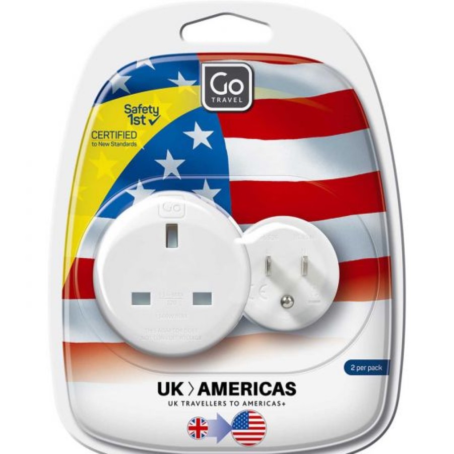 Travel caseluggage | Go Travel Uk To Usa Charger Twin Adaptor