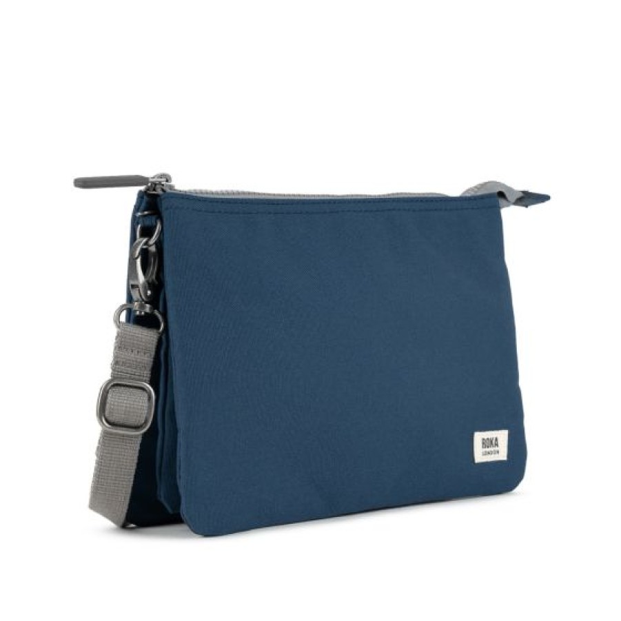 Bags Roka | Roka Carnaby Crossbody Xl 1.27 L Deep Blue