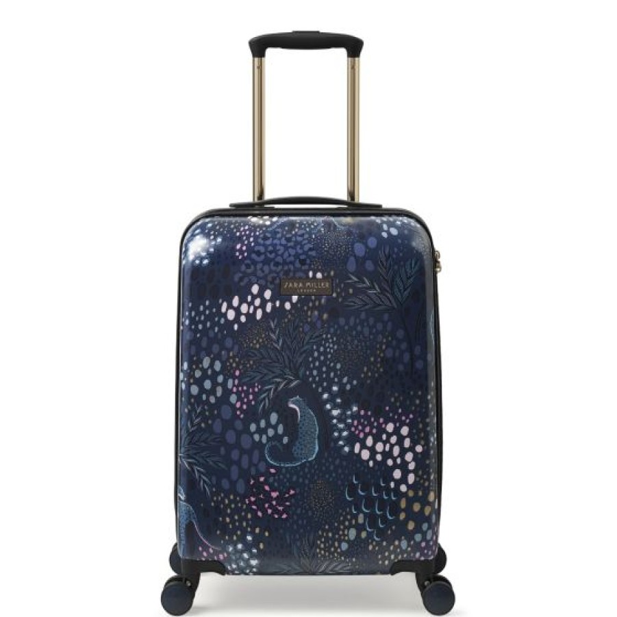 Luggage By Style Sara Miller London | Sara Miller London Leopard Smally Trolley Spinner