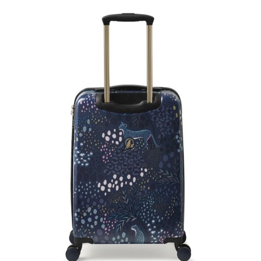 Luggage By Style Sara Miller London | Sara Miller London Leopard Smally Trolley Spinner