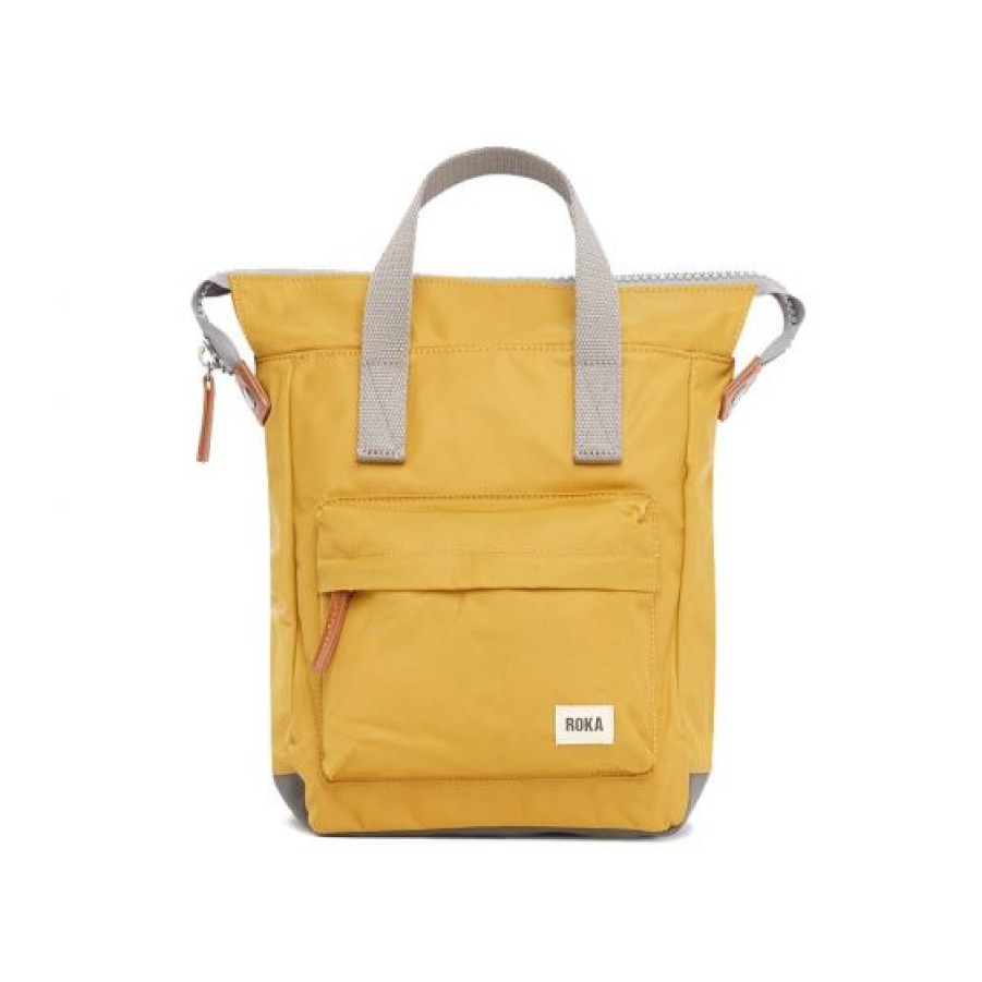 Bags Roka | Roka Bantry B Rpet Zip Top S Tote Backpack Corn