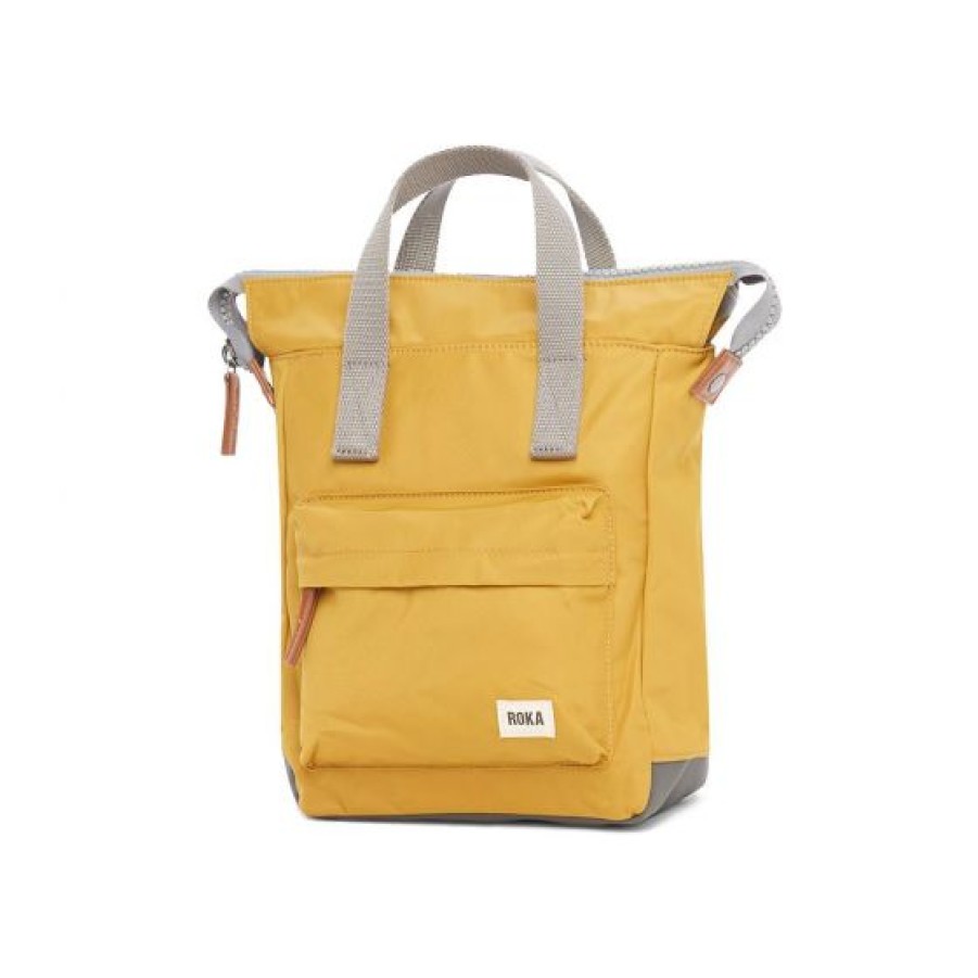 Bags Roka | Roka Bantry B Rpet Zip Top S Tote Backpack Corn