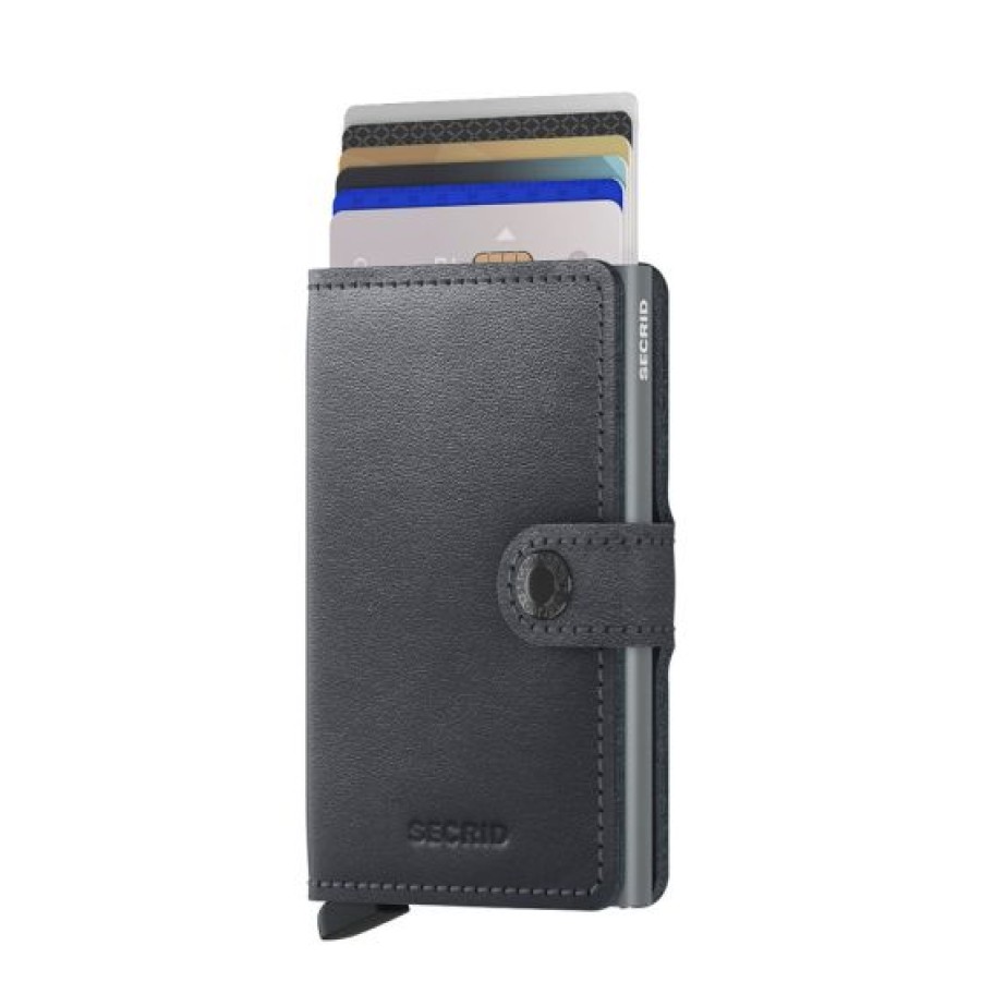 Best Selling Secrid | Secrid Mini Wallet Original Leather Grey