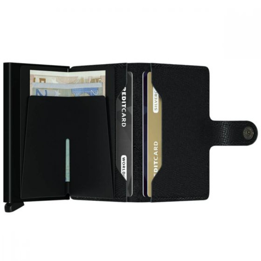 Travel Secrid | Secrid Mini Leather Wallet 6 Cards Black