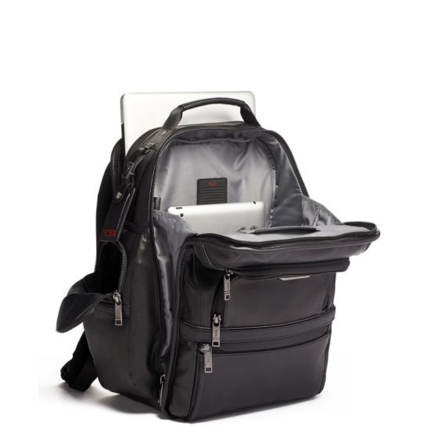 Bags Tumi | Tumi Leather Brief Pack Black 1.747Kg