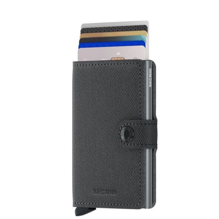 Best Selling Secrid | Secrid Twist Grey Mini Cotton Wallet