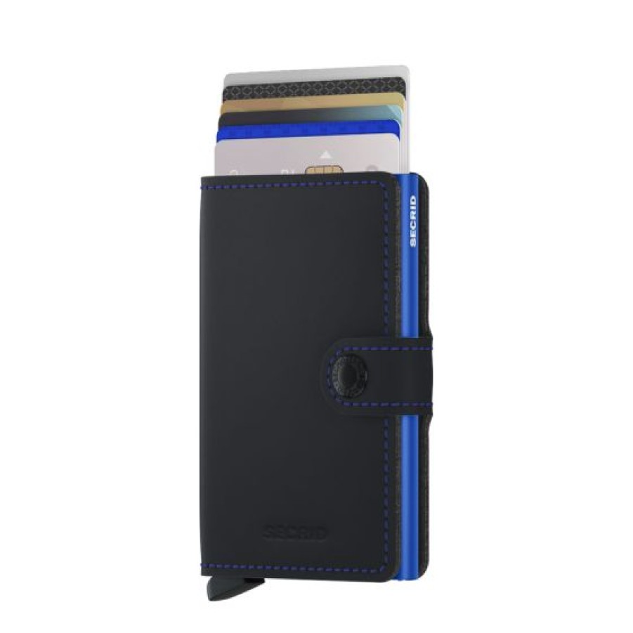 Best Selling Secrid | Secrid Mini Wallet Matte Black & Blue