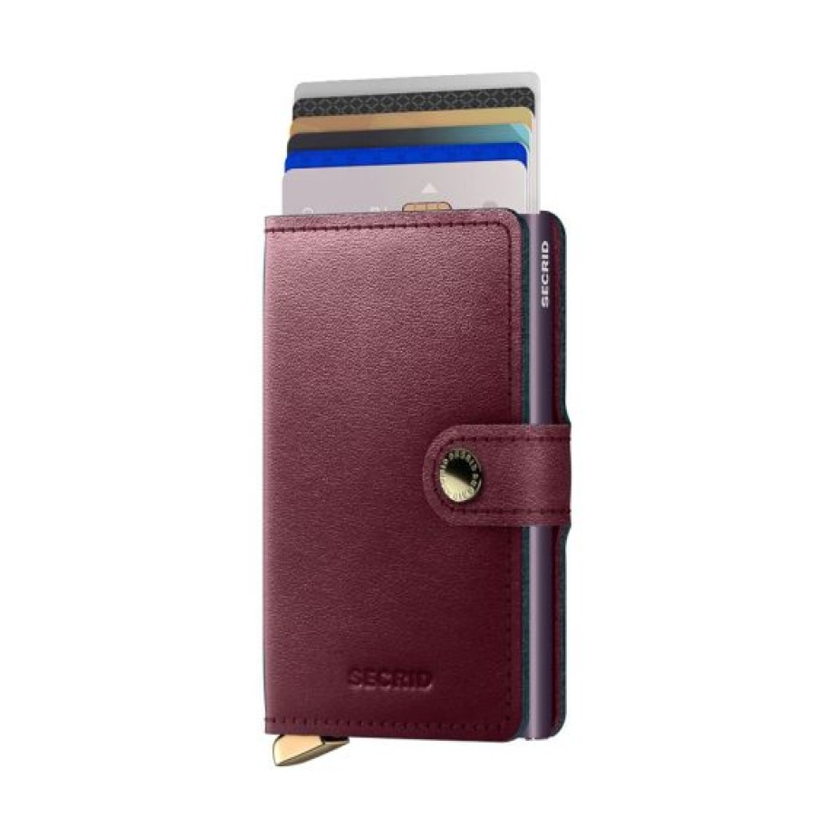 Best Selling Secrid | Secrid Mini Wallet Dusk Leather Bordeaux