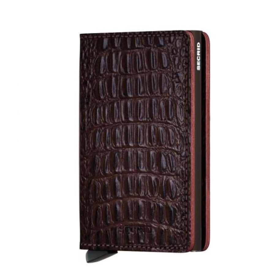 Best Selling Secrid | Secrid Nile Brown Slim Cotton Wallet