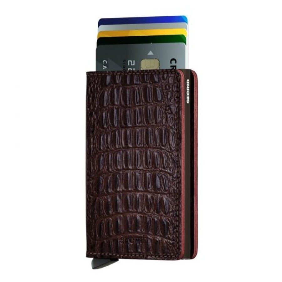 Best Selling Secrid | Secrid Nile Brown Slim Cotton Wallet