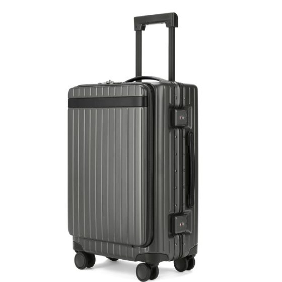 Luggage By Style Carl Friedrik | Carl Friedrik The Carry-On Pro Grey/Black