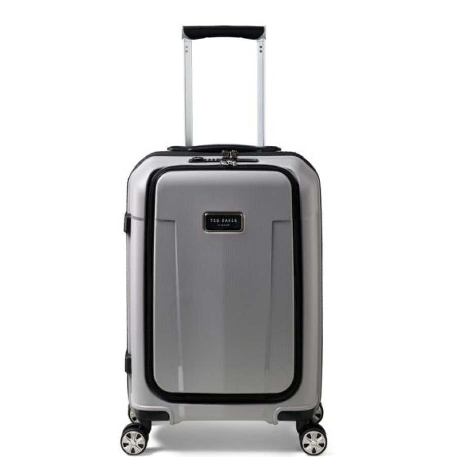 Luggage By Style Ted Baker Luggage | Ted Baker Flying Colours S Suitcase Frost Grey