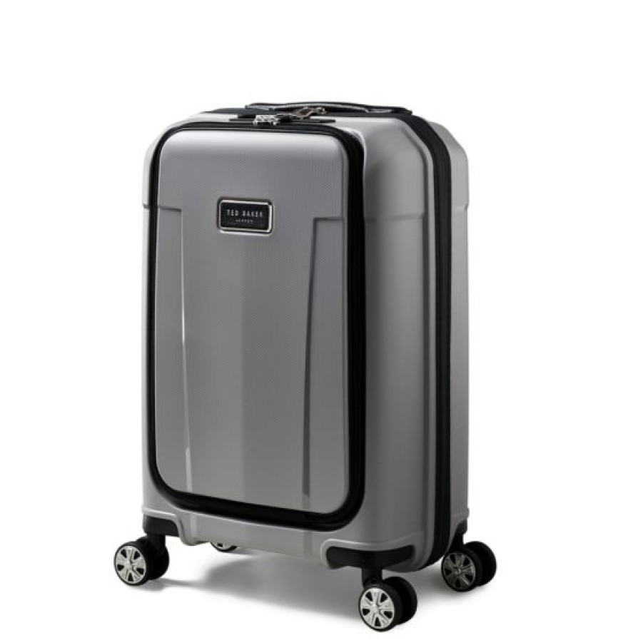 Luggage By Style Ted Baker Luggage | Ted Baker Flying Colours S Suitcase Frost Grey