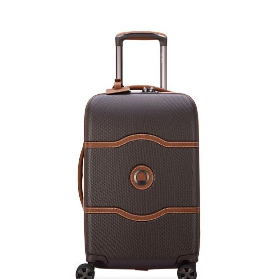 Luggage By Style Delsey | Delsey Chatelet Air 2.0 55Cm Suitcase Brown