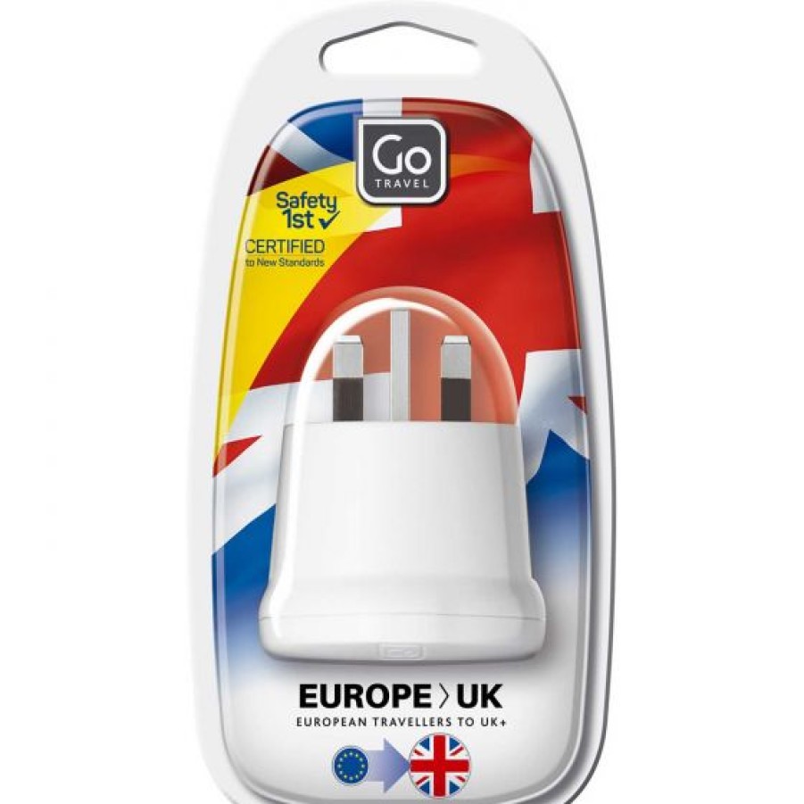 Travel caseluggage | Go Travel Eu To Uk Charger Twin Adaptor