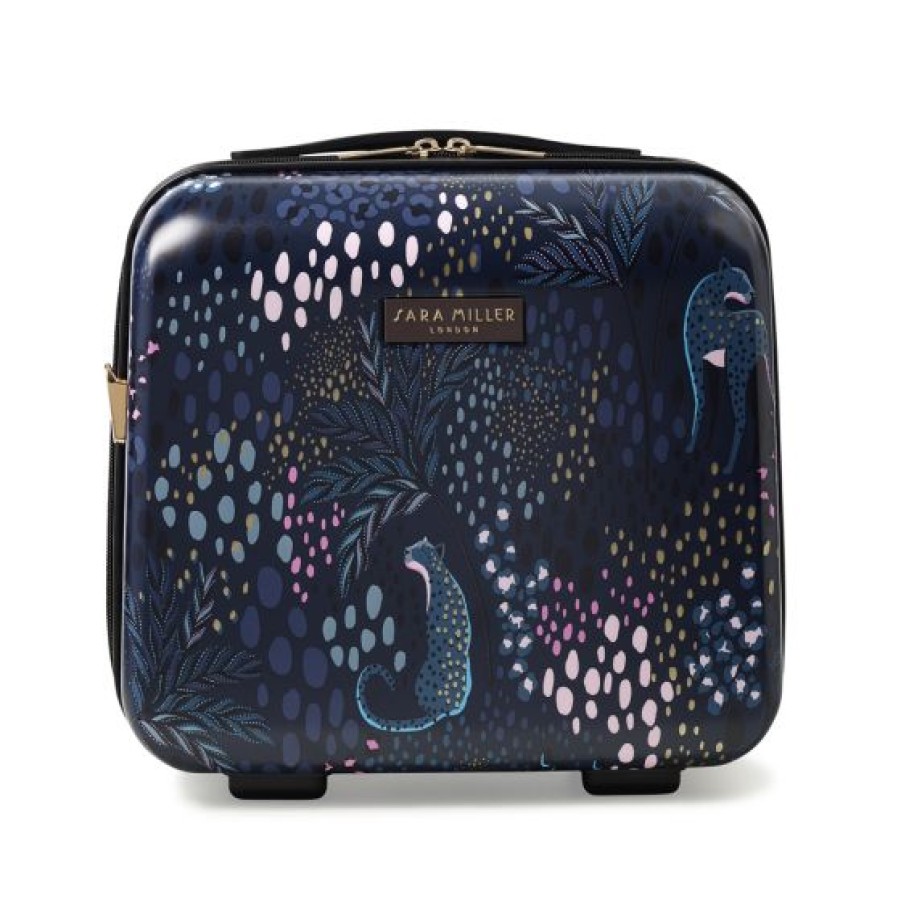 Luggage By Style Sara Miller London | Sara Miller London Leopard Vanity Case