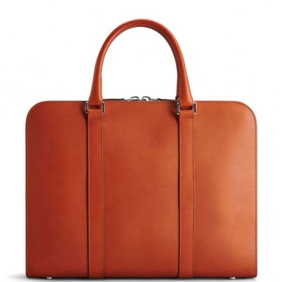 Bags Carl Friedrik | Carl Friedrik Palissy Slim Leather Briefcase Bag