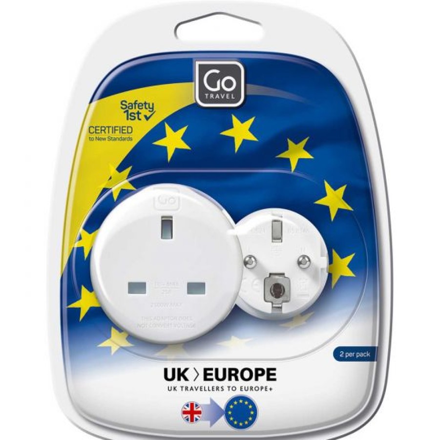 Travel caseluggage | Go Travel Uk To Eu Charger Twin Adaptor