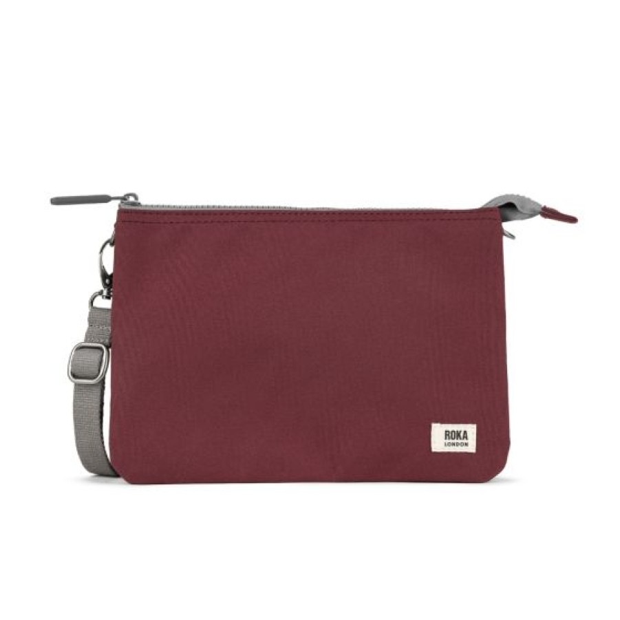 Bags Roka | Roka Carnaby Crossbody Xl 1.27 L Zinfandel