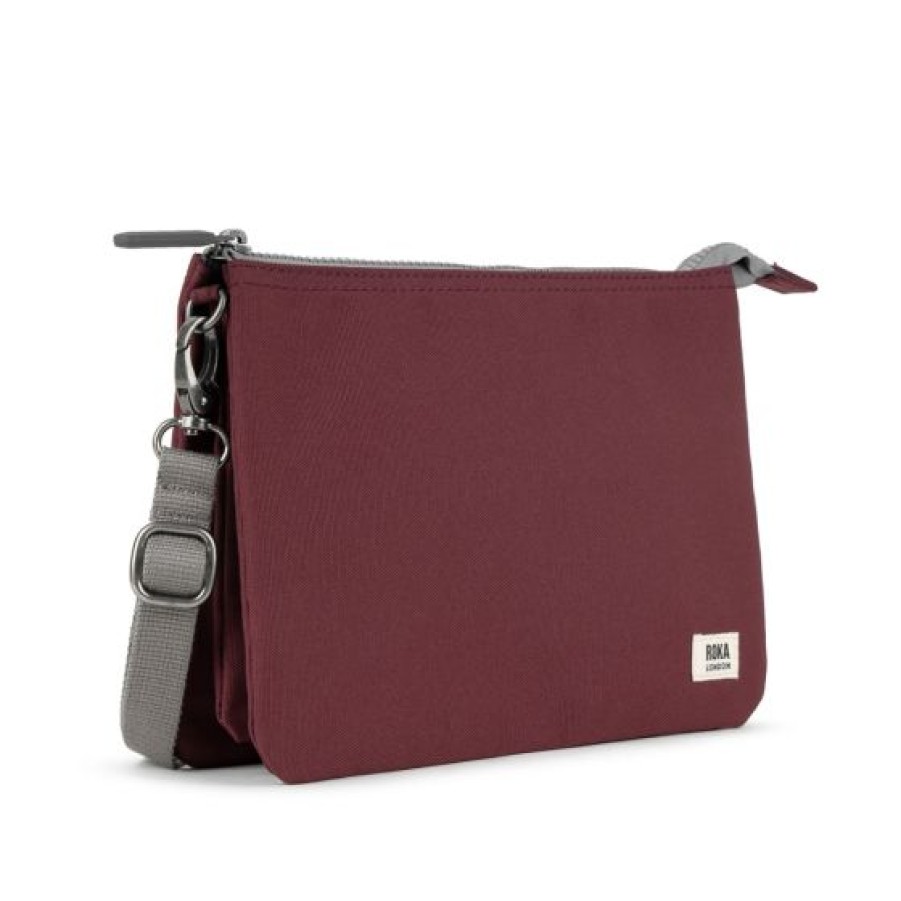 Bags Roka | Roka Carnaby Crossbody Xl 1.27 L Zinfandel