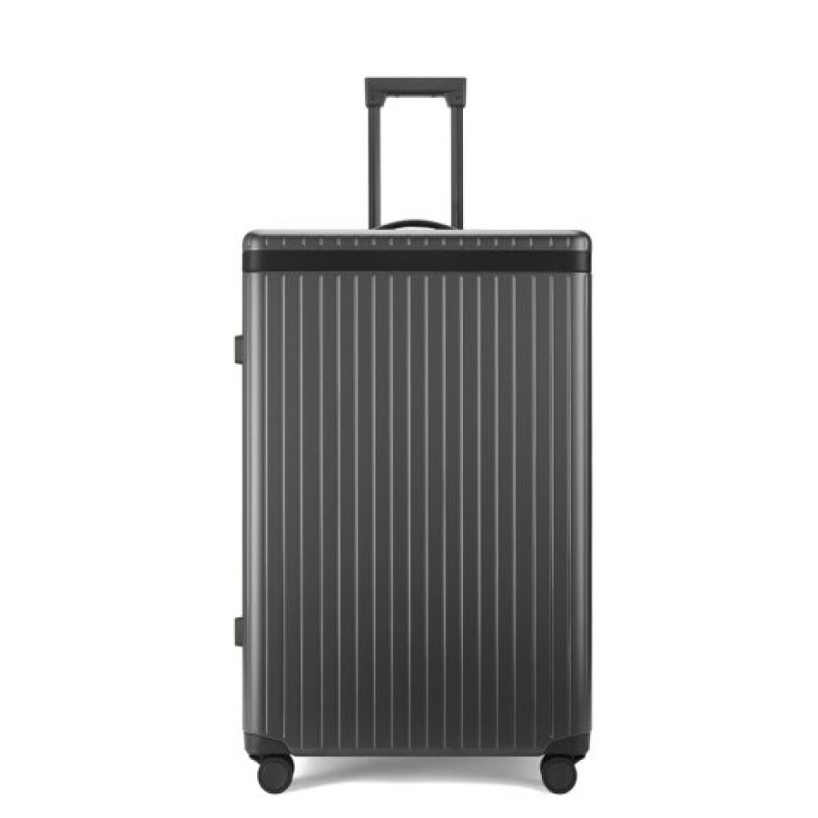 Luggage By Style Carl Friedrik | Carl Friedrik The Large Check-In Black/Grey