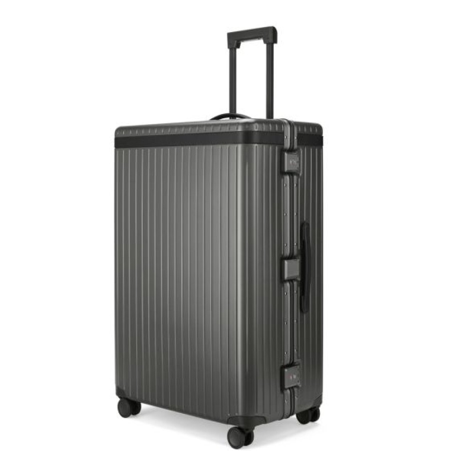 Luggage By Style Carl Friedrik | Carl Friedrik The Large Check-In Black/Grey