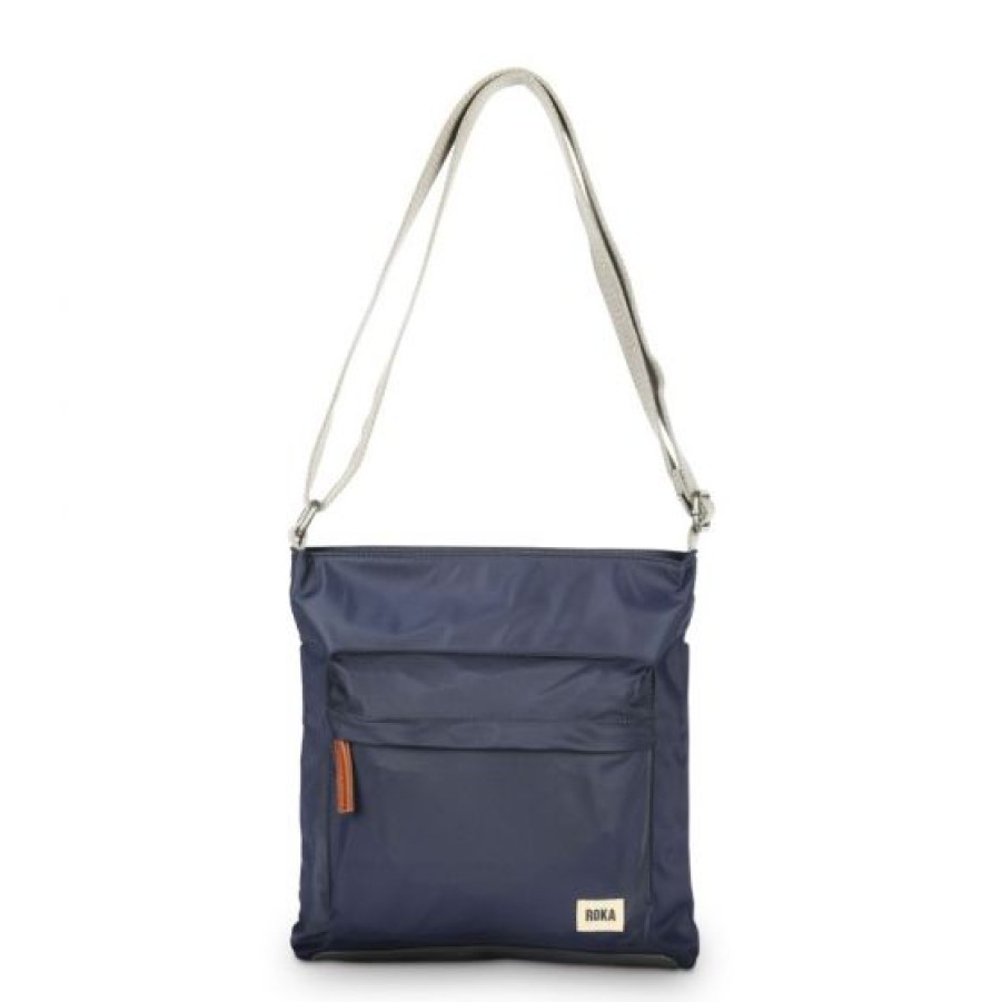 Bags Roka | Roka Kennington B Medium Crossbody Bag Midnight