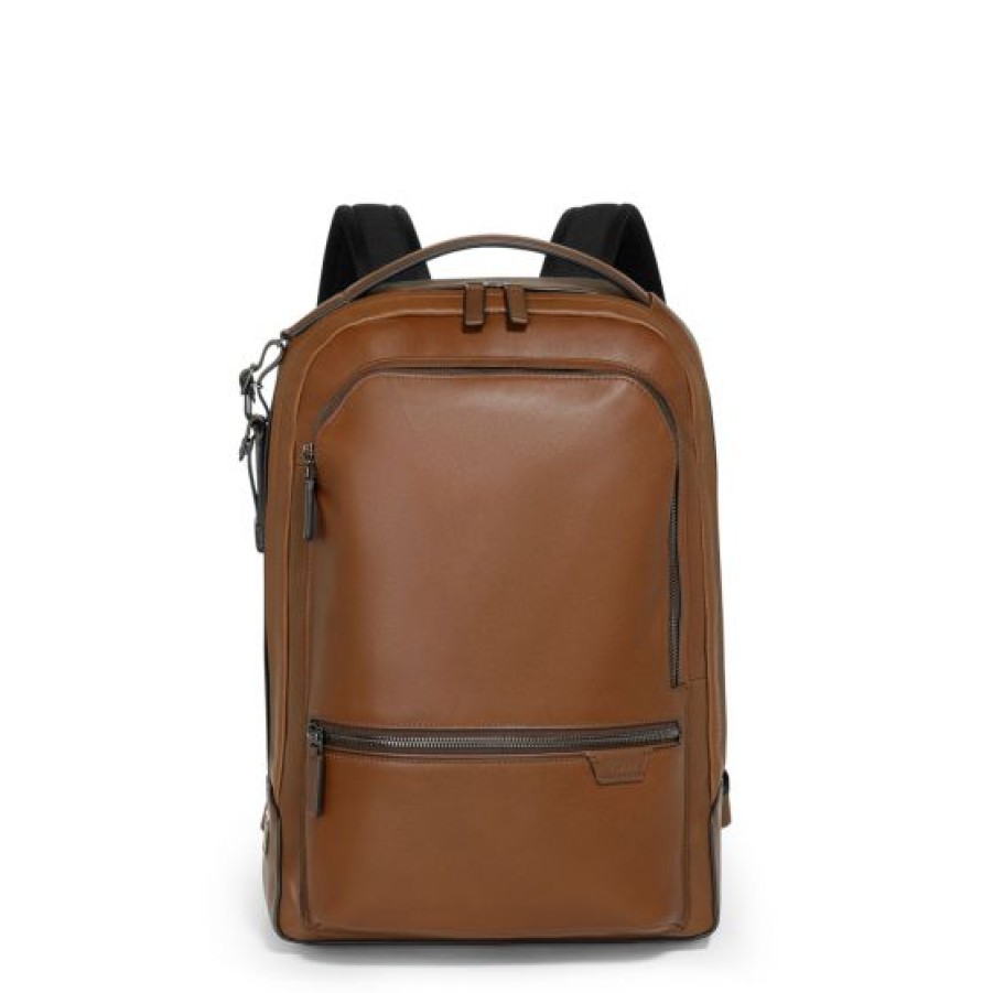 Bags Tumi | Tumi Leather Bradner Backpack Brown