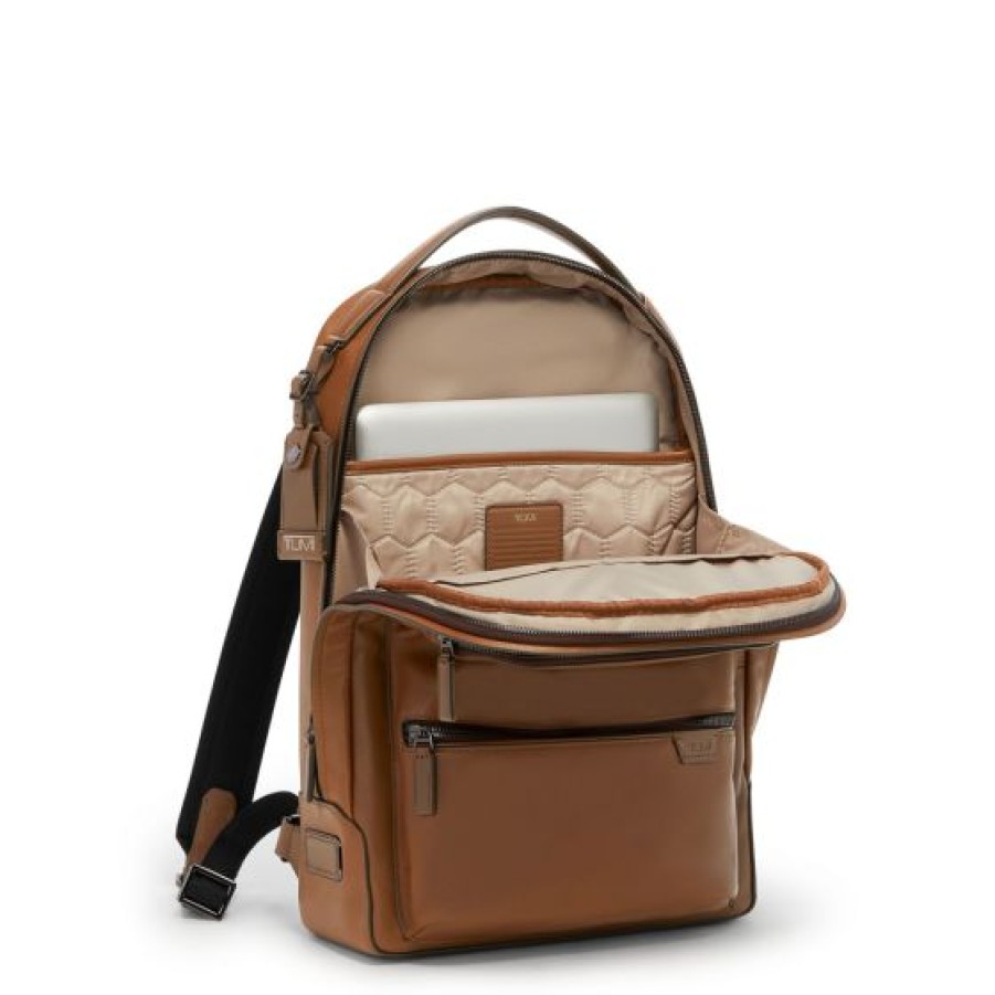 Bags Tumi | Tumi Leather Bradner Backpack Brown