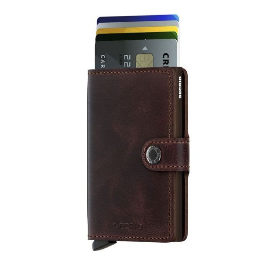 Best Selling Secrid | Secrid Mini Wallet Vintage Chocolate